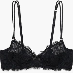 Deco Glass Lace Unlined Bra